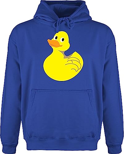 Shirtracer Hoodie Herren Pullover Männer - Manga & Comic Zubehör - Quietscheente - XXL - Royalblau - Enten Ente von Shirtracer