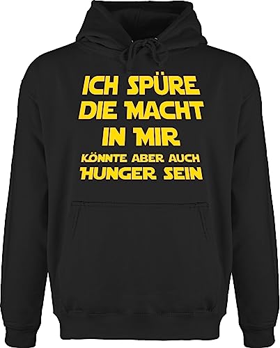 Hoodie Herren Pullover Männer - Sprüche Statement mit Spruch - Ich spüre die Macht in Mir Könnte Aber auch Hunger Sein - XS - Schwarz - Spruch. Pulli sprüchen sprueche Kapuze sprüche, Hoodie Herren Pullover Männer - Sprüche Statement mit Spruch - Ich spüre die Macht in Mir Könnte Aber auch Hunger Sein - XS - Schwarz - Spruch. Pulli sprüchen sprueche Kapuze sprüche, von Shirtracer