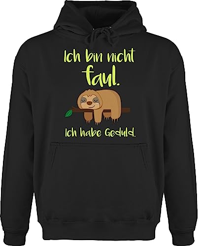 Shirtracer Hoodie Herren Pullover Männer - Sprüche Statement mit Spruch - Not Your Ernst Weiß - S - Schwarz - sprüche+Pullover sprueche Fun-Kapuzenpullover sprueche+Pullover sprüchen pullis Deutschen von Shirtracer