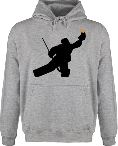 Shirtracer Hoodie Herren Pullover Männer - Towart Eishockey Eishockeytorwart - M - Grau meliert - Hockey Ice Pulli Icehockey Geschenk Torwart Eishockey-Fanartikel tormann Spieler Baby Shirtracer Hoodie Herren Pullover Männer - Towart Eishockey Eishockeytorwart - M - Grau meliert - Hockey Ice Pulli Icehockey Geschenk Torwart Eishockey-Fanartikel tormann Spieler Baby von Shirtracer