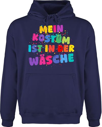 Shirtracer Hoodie Herren Pullover Männer - & - Mein Kostüm ist in der Wäsche I Coole Karnevalskostüme I Karneval Kostüm Fasching Ersatzkostüm Fastnacht lustig I Fasnacht - 5XL - Navy Blau - Faschings von Shirtracer