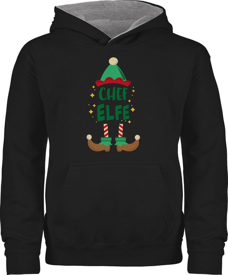 Shirtracer Hoodie Weihnachten Chef Elfe I Weihnachtself Weihnachten Kleidung Kinder von Shirtracer
