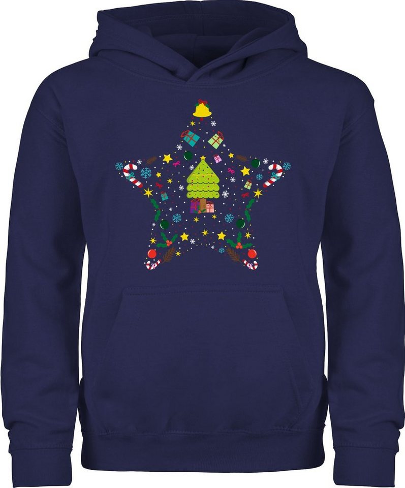 Shirtracer Hoodie Weihnachtsstern I Weihnachtsmotiv I Weihnachten Weihnachten Kleidung Kinder von Shirtracer