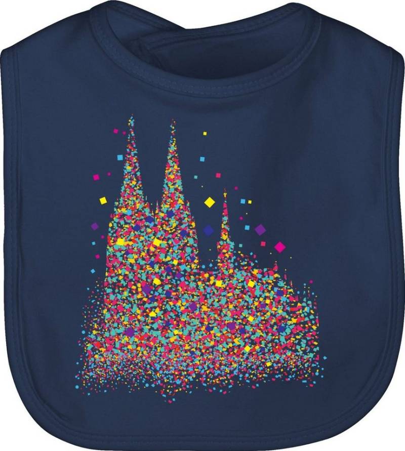 Shirtracer Lätzchen Kölner Dom Konfetti I Karneval I Fasching, Karneval & Fasching von Shirtracer