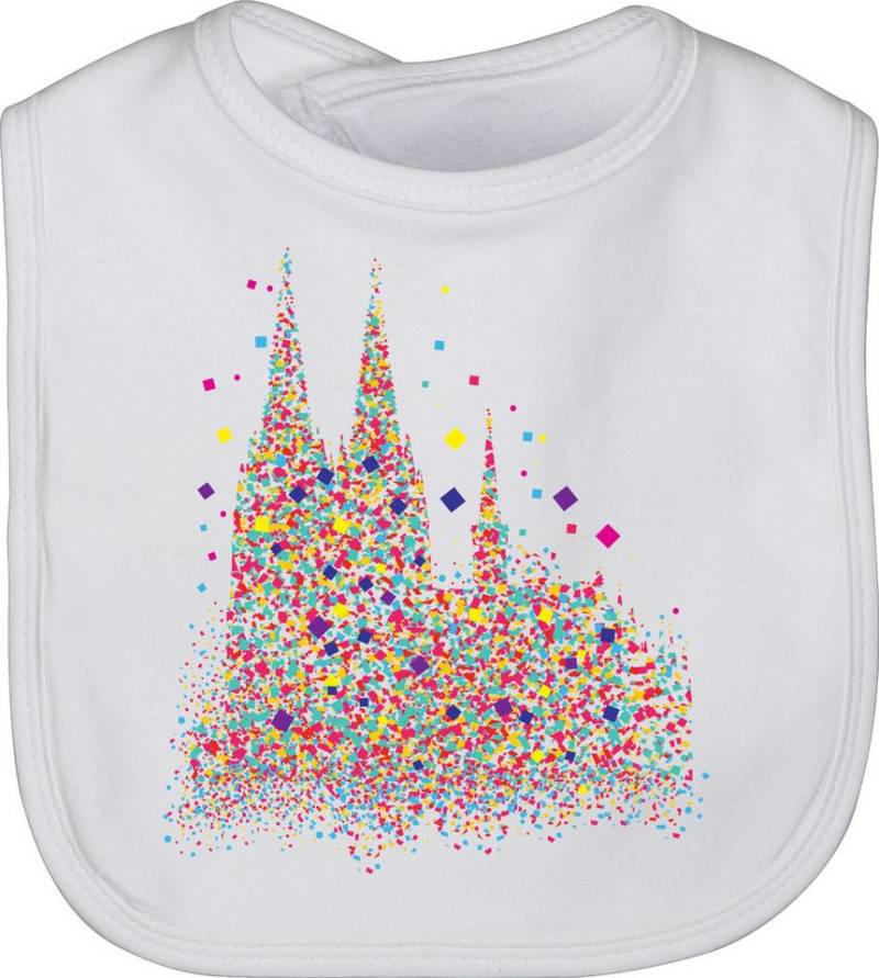 Shirtracer Lätzchen Kölner Dom Konfetti I Karneval I Fasching, Karneval & Fasching von Shirtracer