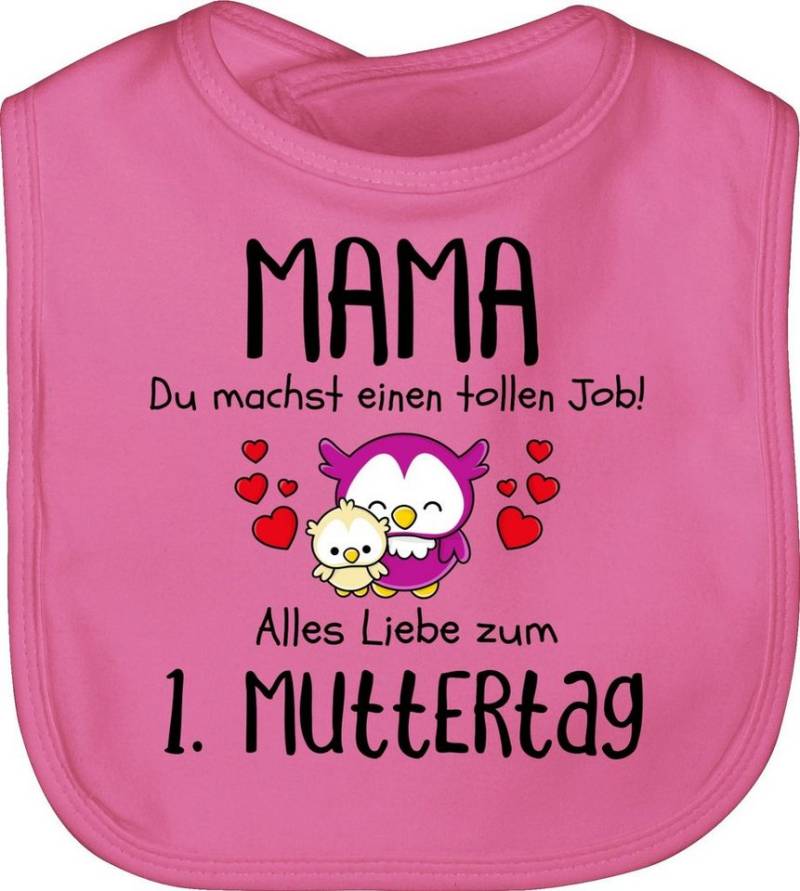 Shirtracer Lätzchen Mama du machst einen tollen Job 1. Muttertag I Erstes Muttertagsgesche, Muttertagsgeschenk von Shirtracer