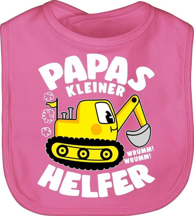 Shirtracer Lätzchen Papas kleiner Helfer I Bagger, Geschenk Vatertag Baby von Shirtracer