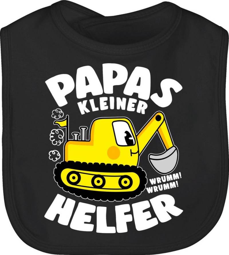 Shirtracer Lätzchen Papas kleiner Helfer I Bagger, Geschenk Vatertag Baby von Shirtracer
