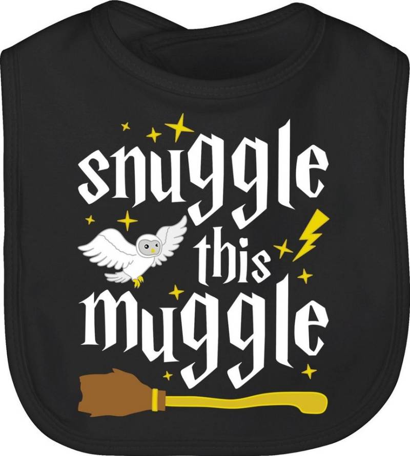Shirtracer Lätzchen Snuggle This Muggle Harry, Strampler Baby Mädchen & Junge von Shirtracer