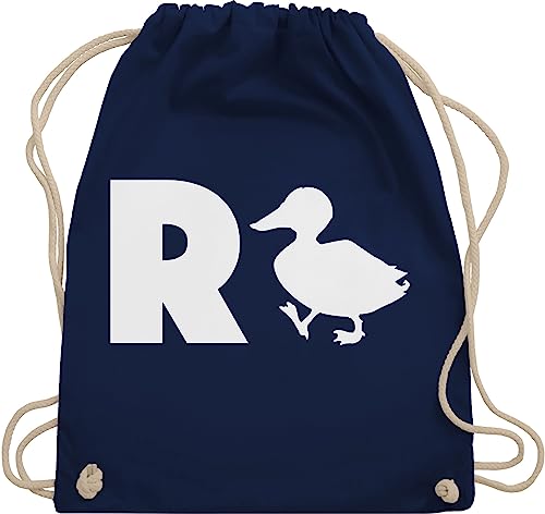 Turnbeutel Rucksack - Rentner - Taschen - R Ente Geschenk Rente Geschenke Ruhestand I - Unisize - Navy Blau - abschiedsgeschenke für retirement duck beutel zum abschied pension rentenbeginn von Shirtracer