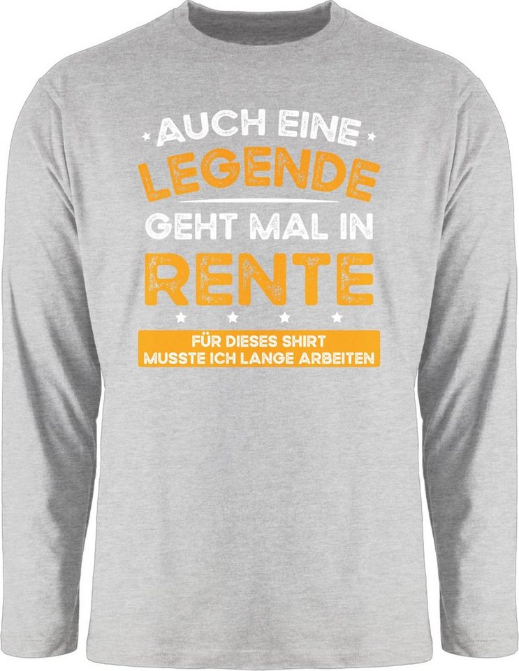 Shirtracer Rundhalsshirt Auch eine Legende geht mal in Rente Rentner Rente Shirtracer Rundhalsshirt Auch eine Legende geht mal in Rente Rentner Rente von Shirtracer