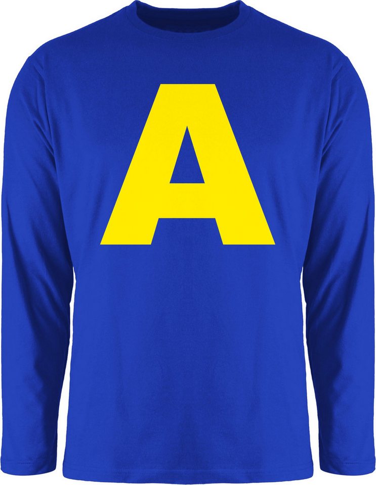 Shirtracer Rundhalsshirt Kostüm Buchstabe A Streifenhörnchen Chipmunk Alvin I Passend für Karne Karneval & Fasching von Shirtracer