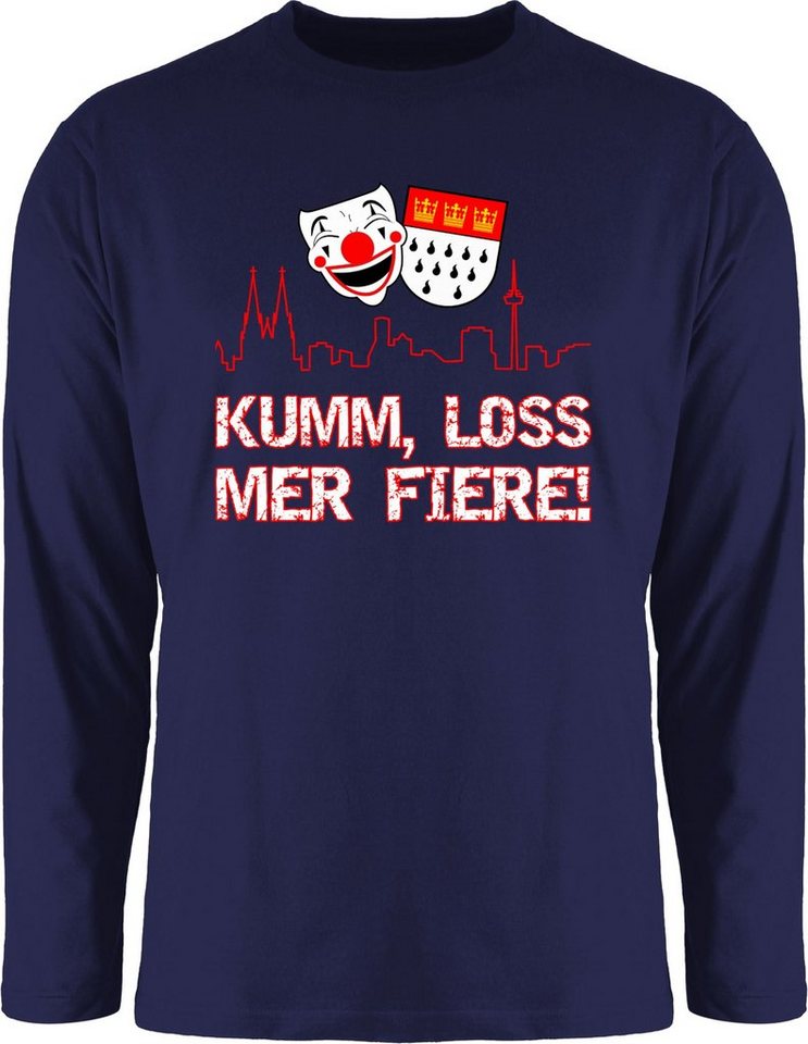 Shirtracer Rundhalsshirt Kumm loss mer fiere Kölle Alaaf I Köln Wappen Karneval I Karnevalskost Karneval & Fasching von Shirtracer