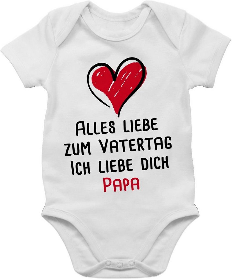 Shirtracer Shirtbody Alles liebe Papa zum Vatertag I Geschenk Vatertag Baby von Shirtracer