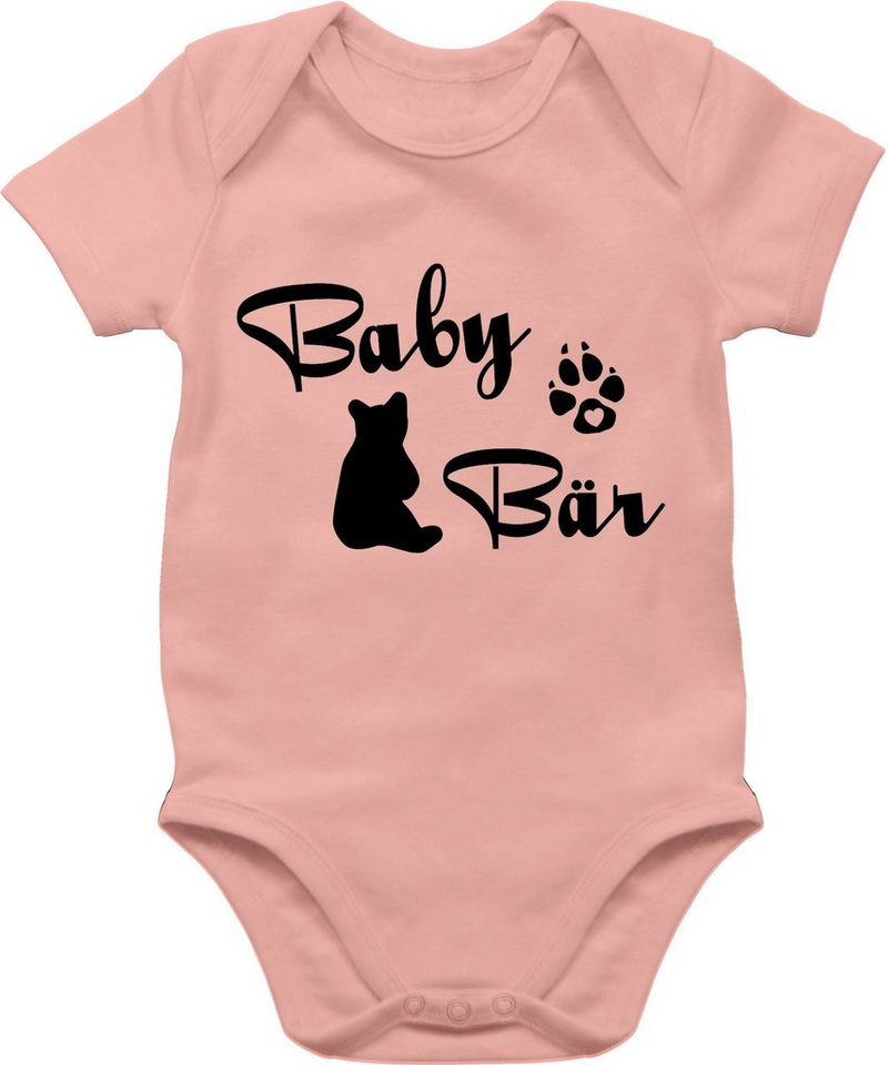 Shirtracer Shirtbody Baby Bär Lettering Strampler Baby Mädchen & Junge von Shirtracer