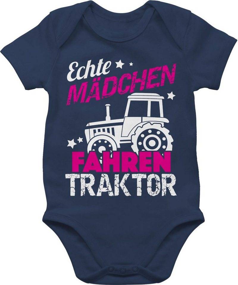 Shirtracer Shirtbody Echte Mädchen fahren Traktor Traktor von Shirtracer