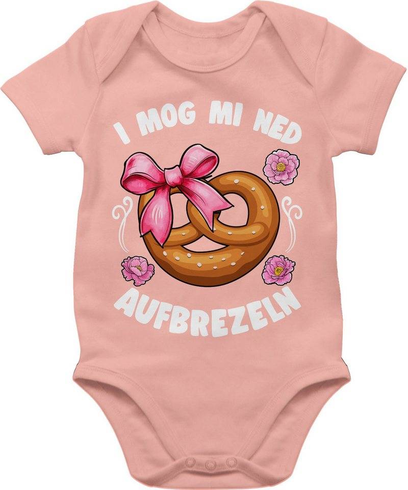 Shirtracer Shirtbody I mog mi ned aufbrezeln Mode für Oktoberfest Baby Outfit von Shirtracer