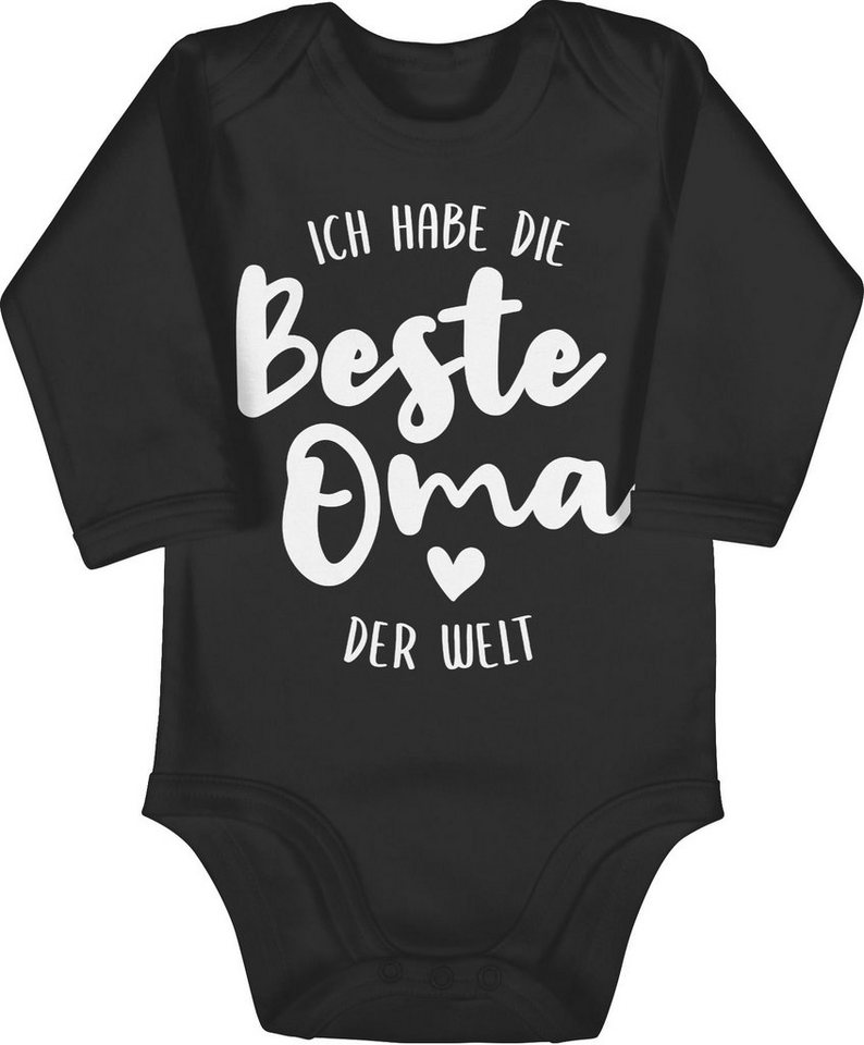 Shirtracer Shirtbody Ich habe die beste Oma der Welt Strampler Baby Mädchen & Junge von Shirtracer