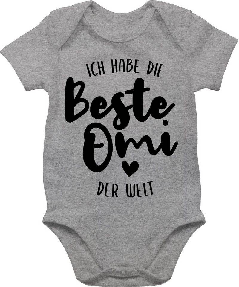 Shirtracer Shirtbody Ich habe die beste Omi der Welt - Oma Geschenk Strampler Baby Mädchen & Junge von Shirtracer
