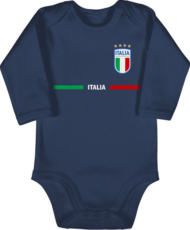 Shirtracer Shirtbody Italien Trikot Wappen, Italia mit Stolz, Italienisches Fan-Motiv 2026 Fussball WM Fanartikel Baby von Shirtracer