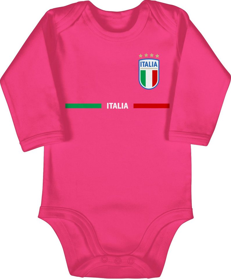 Shirtracer Shirtbody Italien Trikot Wappen, Italia mit Stolz, Italienisches Fan-Motiv 2026 Fussball WM Fanartikel Baby von Shirtracer