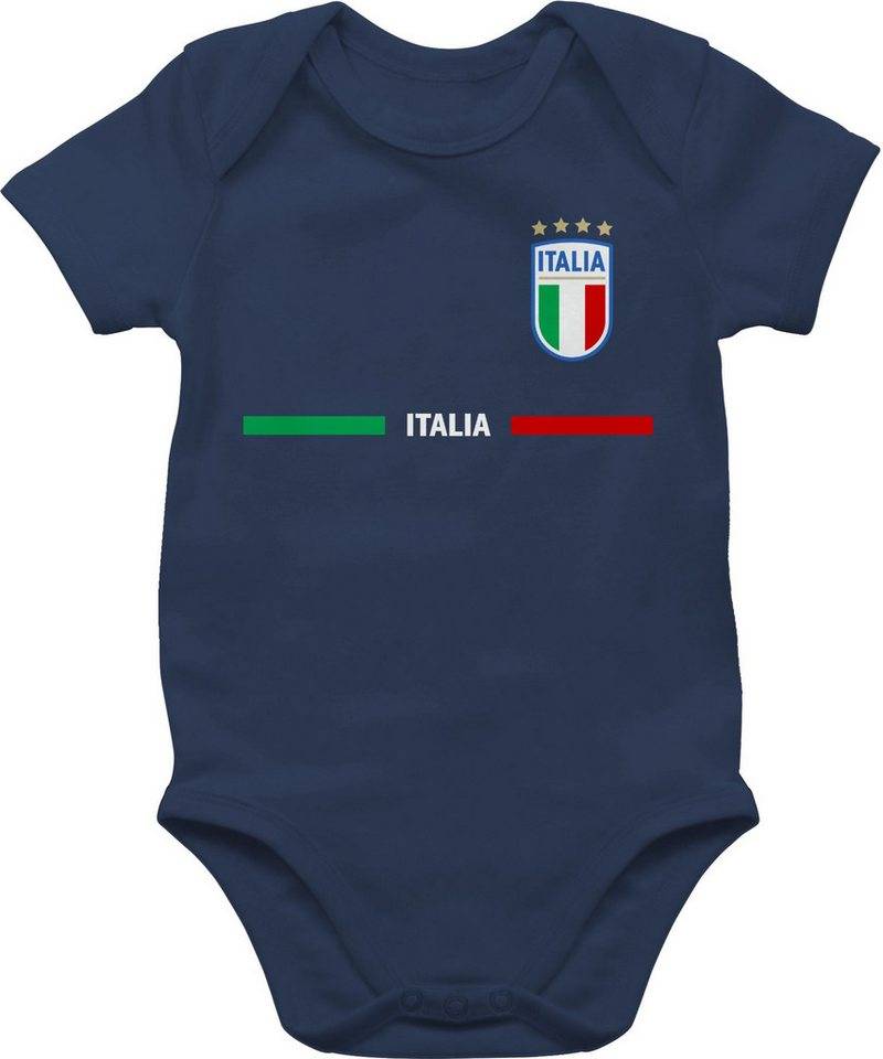 Shirtracer Shirtbody Italien Trikot Wappen, Italia mit Stolz, Italienisches Fan-Motiv 2026 Fussball WM Fanartikel Baby von Shirtracer