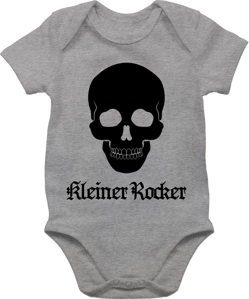 Shirtracer Shirtbody Kleiner Rocker Totenkopf Strampler Baby Mädchen & Junge von Shirtracer