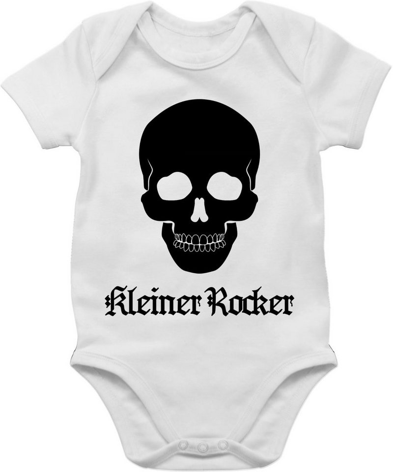 Shirtracer Shirtbody Kleiner Rocker Totenkopf Strampler Baby Mädchen & Junge von Shirtracer