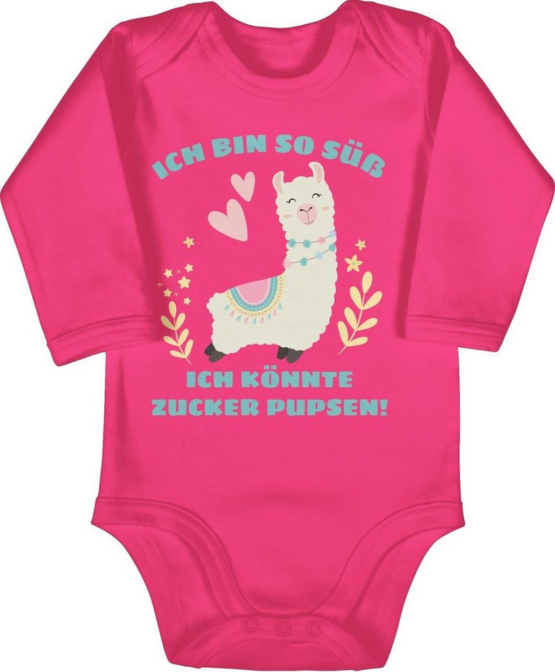 Shirtracer Shirtbody Lama Ich bin so süß ich könnte Zucker Pupsen Sprüche Baby von Shirtracer