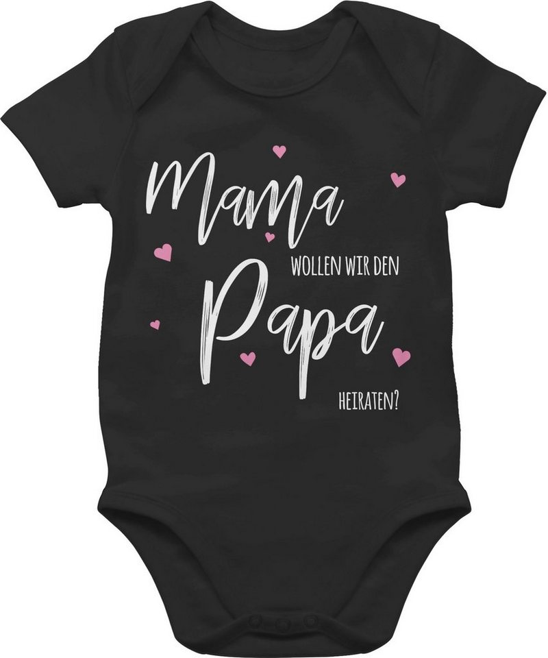 Shirtracer Shirtbody Mama wollen wir Papa heiraten Hochzeit - Baby Shirtracer Shirtbody Mama wollen wir Papa heiraten Hochzeit - Baby von Shirtracer