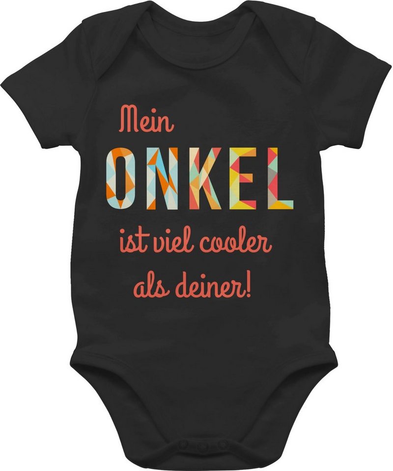 Shirtracer Shirtbody Mein Onkel ist viel cooler als deiner Strampler Baby Mädchen & Junge von Shirtracer