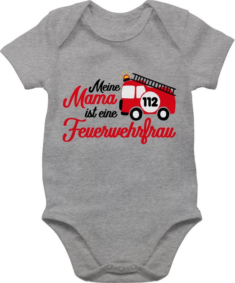 Shirtracer Shirtbody Meine Mama ist eine Feuerwehrfrau Feuerwehr von Shirtracer