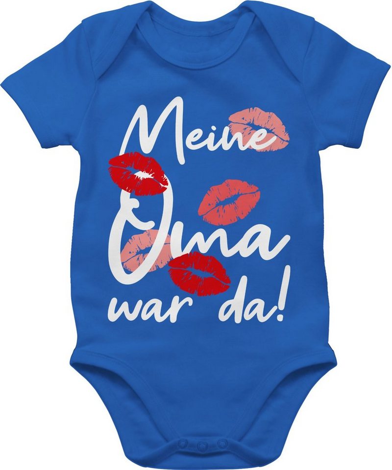 Shirtracer Shirtbody Meine Oma war da - weiß Strampler Baby Mädchen & Junge von Shirtracer