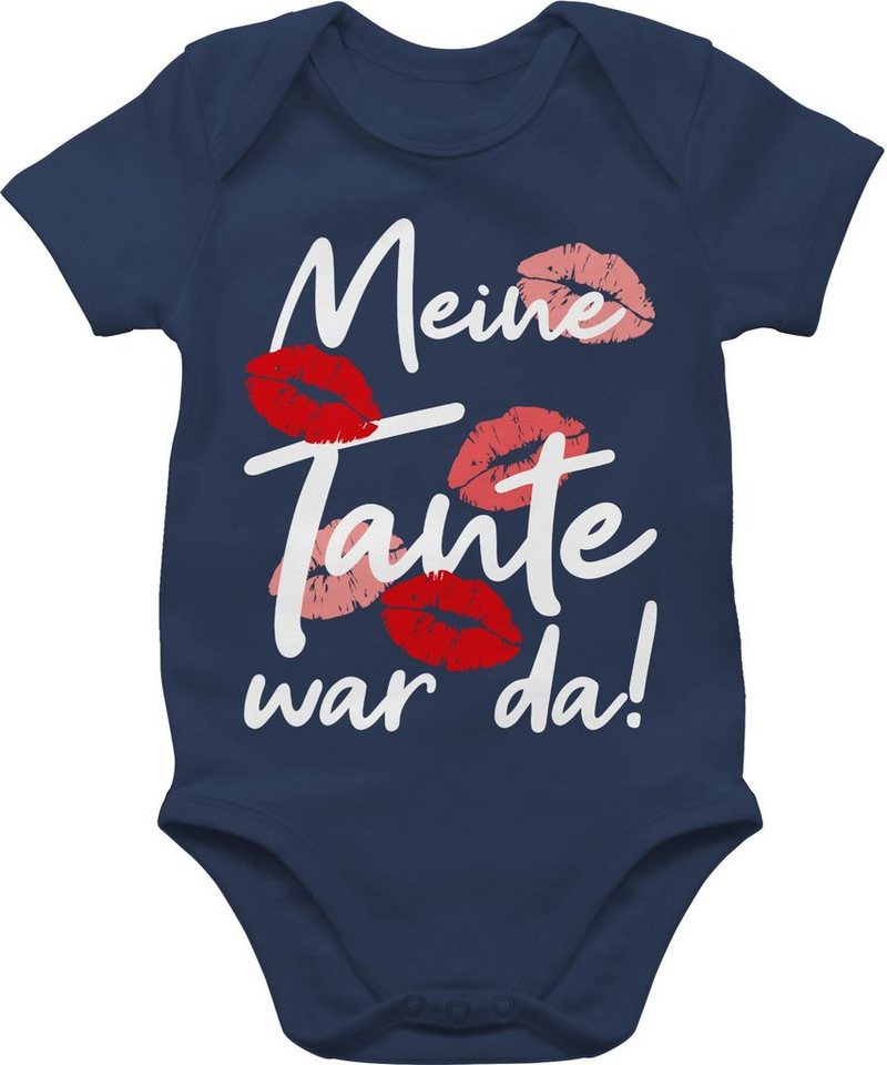 Shirtracer Shirtbody Meine Tante war da - weiß Strampler Baby Mädchen & Junge von Shirtracer