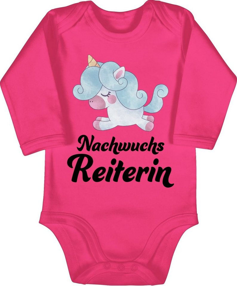 Shirtracer Shirtbody Nachwuchsreiterinn I Geschenk Reiterin Baby Pferd von Shirtracer