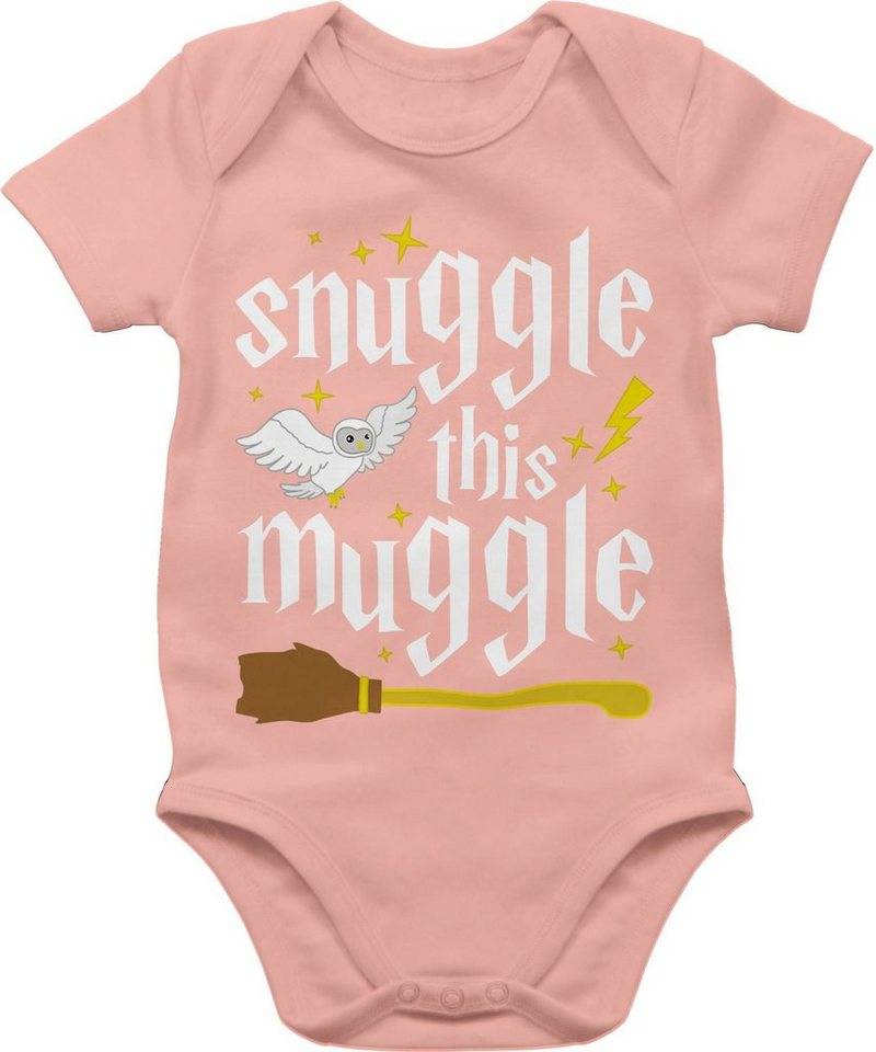 Shirtracer Shirtbody Snuggle This Muggle Harry Strampler Baby Mädchen & Junge von Shirtracer