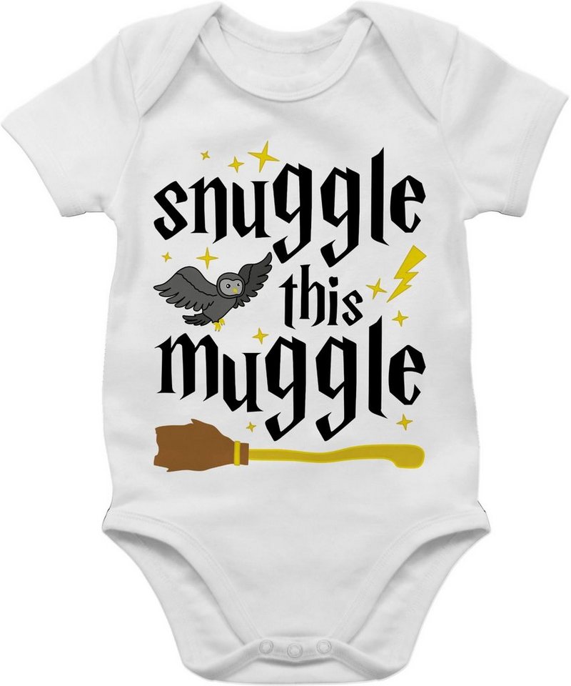 Shirtracer Shirtbody snuggle this muggle Strampler Baby Mädchen & Junge von Shirtracer