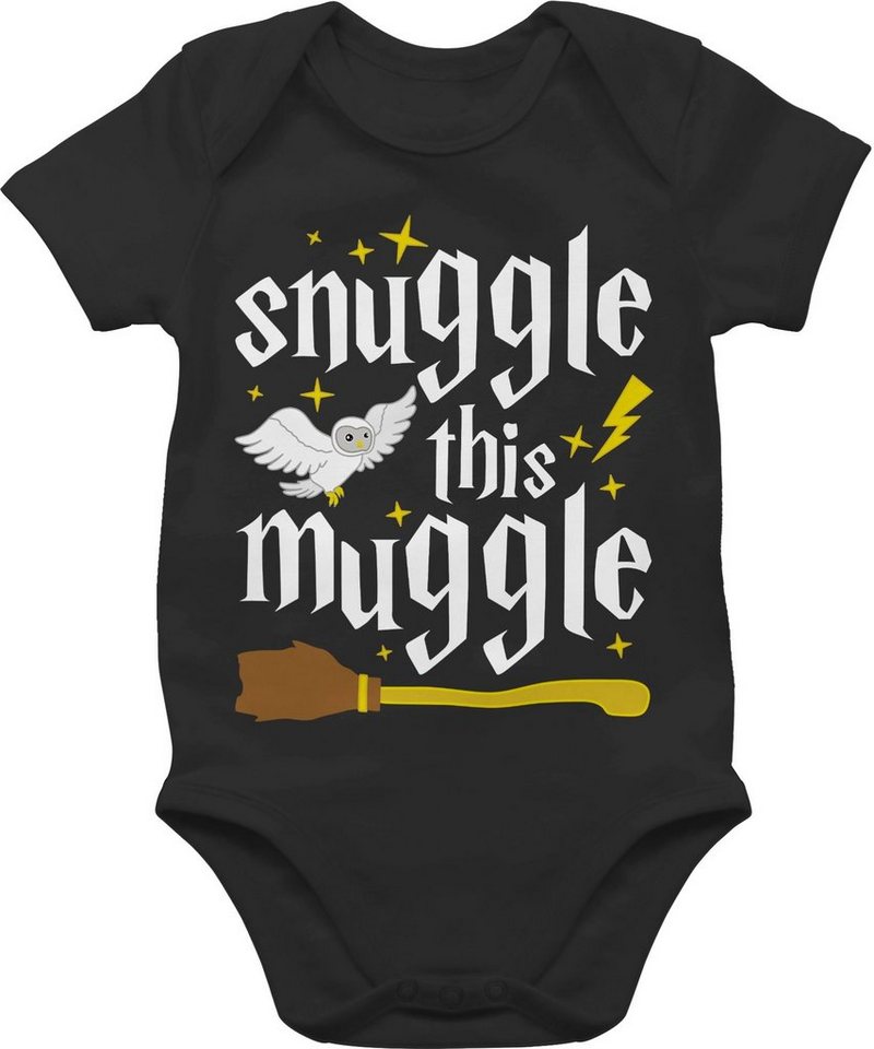 Shirtracer Shirtbody Snuggle This Muggle Harry Strampler Baby Mädchen & Junge von Shirtracer