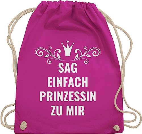 Turnbeutel Rucksack - Sprüche Statement - Sag einfach Prinzessin zu mir I - Unisize - Fuchsia - beutel mit lustigen sprüchen festival-bag statements motto stoffbeutel festival tasche sprüchen Turnbeutel Rucksack - Sprüche Statement - Sag einfach Prinzessin zu mir I - Unisize - Fuchsia - beutel mit lustigen sprüchen festival-bag statements motto stoffbeutel festival tasche sprüchen von Shirtracer