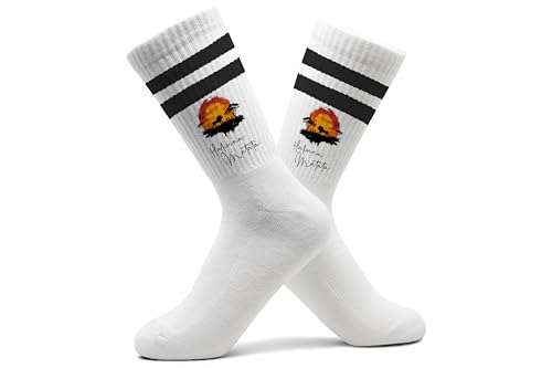 Shirtracer Statement - Socken Hakuna Matata Savanne Tennissocken Kein Problem I Keine Sorge Tennissocken Alles In Ordnung - 37-41 - Schwarz - statements herren von Shirtracer