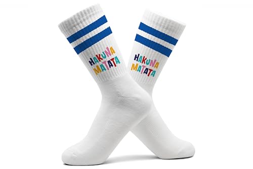 Shirtracer Statement - Socken Hakuna Matata Tennissocken Alles in Ordnung I Keine Sorge Tennissocken Kein Problem - 37-41 - Blau - statements socks herren damen Shirtracer Statement - Socken Hakuna Matata Tennissocken Alles in Ordnung I Keine Sorge Tennissocken Kein Problem - 37-41 - Blau - statements socks herren damen von Shirtracer