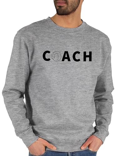 Shirtracer Sweater Pullover Sweatshirt Herren Damen - Geschenke Zubehör - Volleyball Coach Trainer - XL - Grau meliert - für volleyballer Pulli vollyball Geschenk Shirtracer Sweater Pullover Sweatshirt Herren Damen - Geschenke Zubehör - Volleyball Coach Trainer - XL - Grau meliert - für volleyballer Pulli vollyball Geschenk von Shirtracer