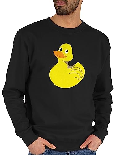 Shirtracer Sweater Pullover Sweatshirt Herren Damen - Manga & Comic Zubehör - Quietscheente - XL - Schwarz - Ente Enten Shirtracer Sweater Pullover Sweatshirt Herren Damen - Manga & Comic Zubehör - Quietscheente - XL - Schwarz - Ente Enten von Shirtracer