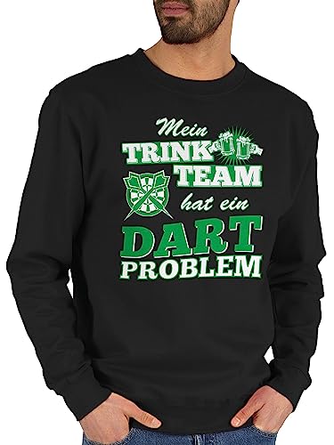 Shirtracer Sweater Pullover Sweatshirt Herren Damen - Mein Trink Team hat EIN Dart Problem I Dart Geschenk - XXL - Schwarz - Sport Darts männer Shirtracer Sweater Pullover Sweatshirt Herren Damen - Mein Trink Team hat EIN Dart Problem I Dart Geschenk - XXL - Schwarz - Sport Darts männer von Shirtracer