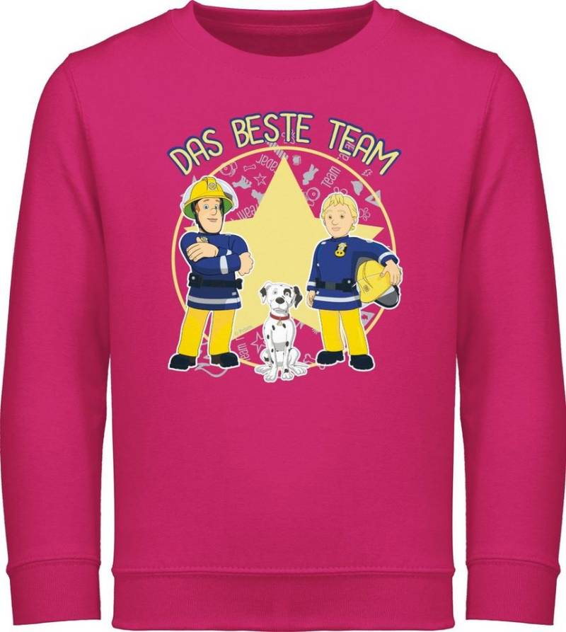 Shirtracer Sweatshirt Das beste Team - Sam, Penny & Schnuffi Feuerwehrmann Sam Mädchen von Shirtracer