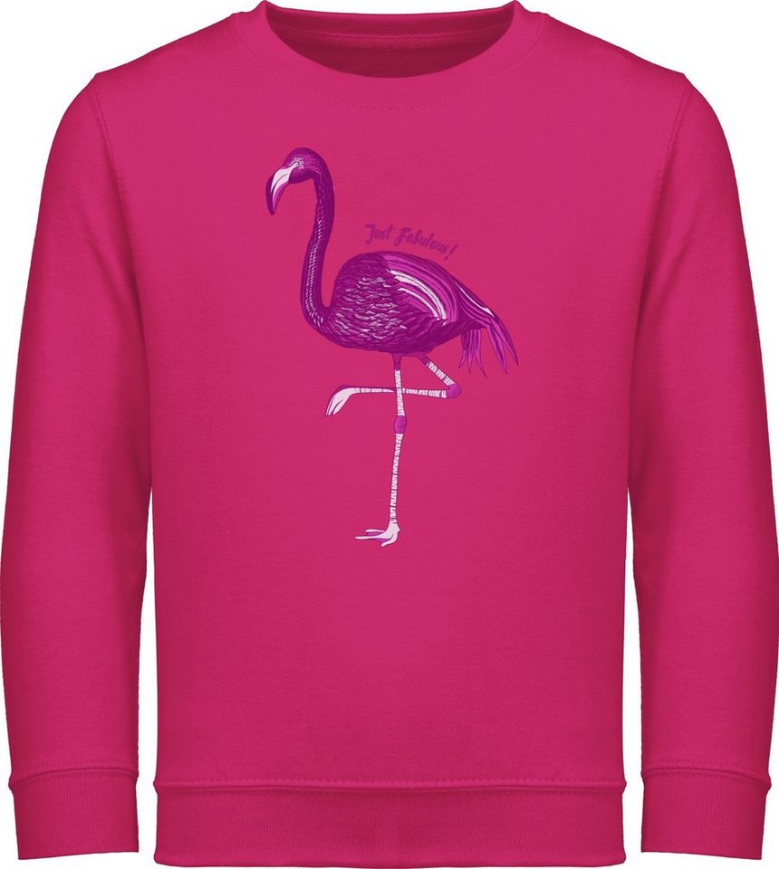 Shirtracer Sweatshirt Flamingo - Just Fabulous Tiermotiv Animal Print von Shirtracer