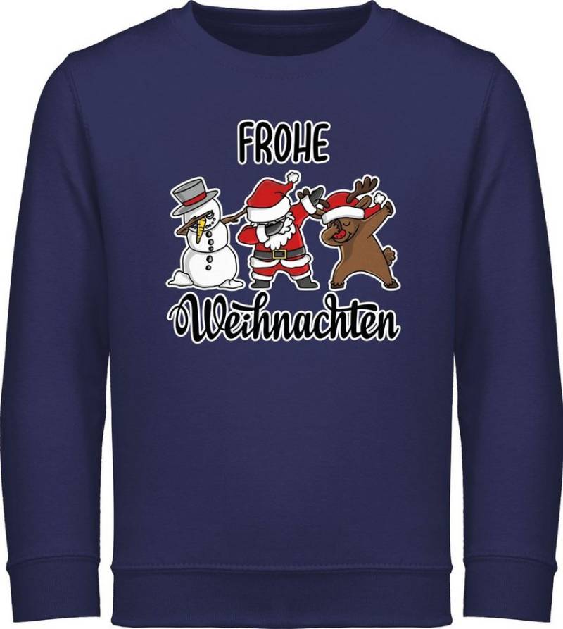Shirtracer Sweatshirt Frohe Weihnachten Dabbing I Weihnachtsmotiv Weihnachten Kleidung Kinder von Shirtracer