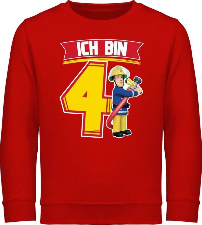 Shirtracer Sweatshirt Ich bin 4 - Sam Feuerwehrmann Sam Mädchen von Shirtracer
