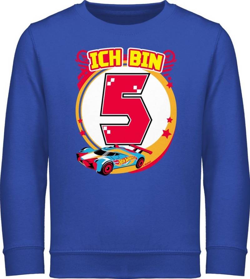 Shirtracer Sweatshirt Ich bin 5 - Rennauto Hot Wheels Mädchen von Shirtracer