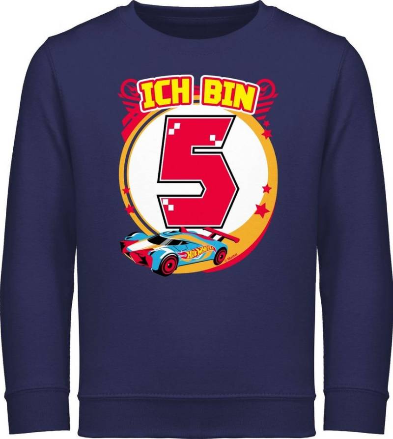 Shirtracer Sweatshirt Ich bin 5 - Rennauto Hot Wheels Mädchen von Shirtracer